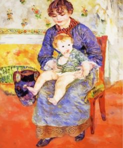 Pierre Auguste Renoir Mother And Child paint by numbers