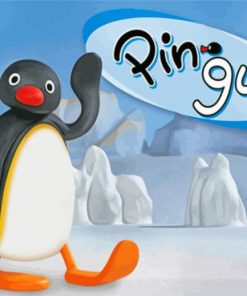 Pingu Cartoons Series paint by numbers