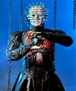 The Pinhead From Hellraiser paint by numbers