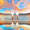 Place De La Bourse Bordeaux And The Water Mirror paint by numbers