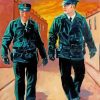 Police Men Art paint by numbers