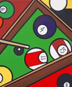 Pool Balls Billiard paint by numbers