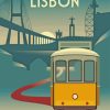 Portugal Lisbon Tram paint by numbers