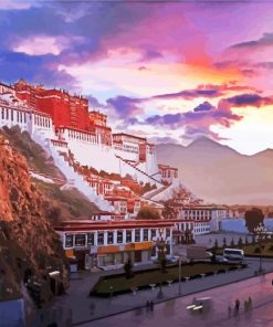 Potala Palace Lhasa China paint by numbers