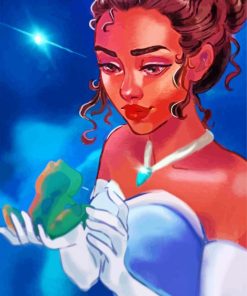 Princess Tiana Disney Movie paint by numbers