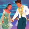 Princess Tiana And Her Prince paint by numbers