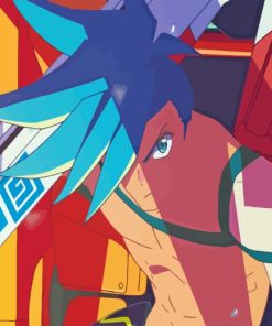 Aina Ardebit Promare Anime paint by numbers