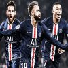 Messi Neymar Mbappe Paris Saint German paint by numbers