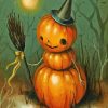 Pumpkin Halloween paint by numbers