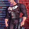 Punisher Art Illustration paint by numbers