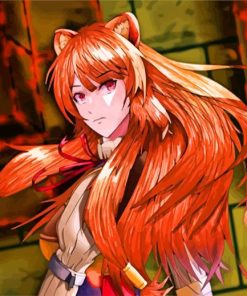 Raphtalia Anime Character paint by numbers