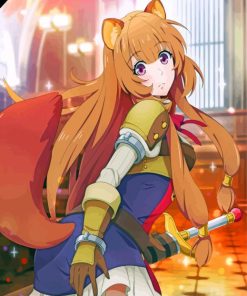 Raphtalia The Rising Of The Shield Hero paint by numbers