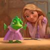 Rapunzel And Pascal Tangled paint by numbers