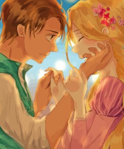 Rapunzel And Flynn Lovers paint by numbers