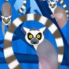 Ring-Tailed Lemurs paint by numbers