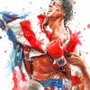 Rocky Boxer Art paint by numbers