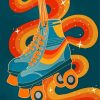 Roller-Skates-illustration-paint-by-number