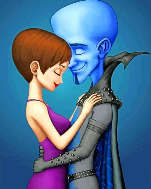 Roxanne Ritchi And Megamind paint by numbers