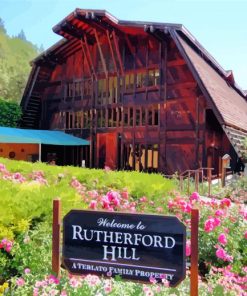 Rutherford Hill Winery paint by numbers