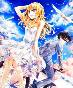 Ryota Watari And Kaori Miyazono paint by numbers