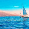 Sailboat In The Ocean paint by numbers