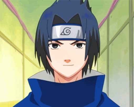 Sasuke Uchiha Anime paint by numbers