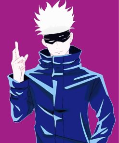 Satoru Gojo Jujutsu Kaisen Animepaint by numbers