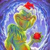 Scary Grinch paint by numbers