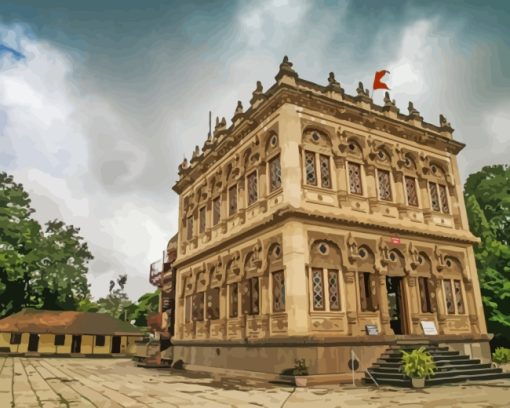 Mahadji Shinde Chhatri paint by numbers