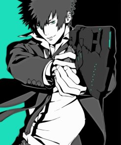 Shinya Kogami Japanese Anime paint by numbers