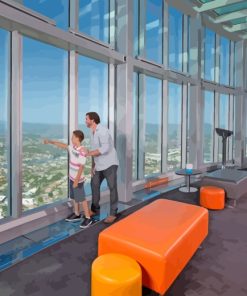 Skypoint Observation Deck Queensland paint by numbers