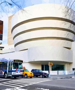 Solomon R. Guggenheim Museum Manhattan paint by numbers