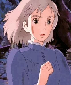 Sophie Hatter Howl's Moving Castle paint by numbers