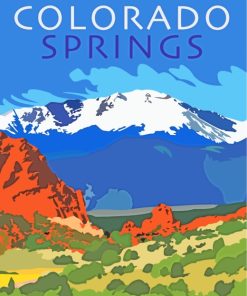 Spring Colorado paint by numbers