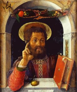 St Mark By Mantegna paint by numbers