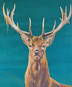 Stag Deer Animal paint by numbers