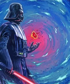 Star Wars Darth paint by numbers