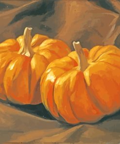 Still Life Pumpkins paint by numbers