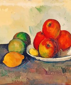 Still Life With Apples By Paul Cezanne paint by numbers