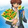 Suzaku-Kururugi-and-Flowers-paint-by-number