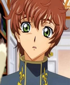 Suzaku Kururugi Japanese Anime paint by numbers