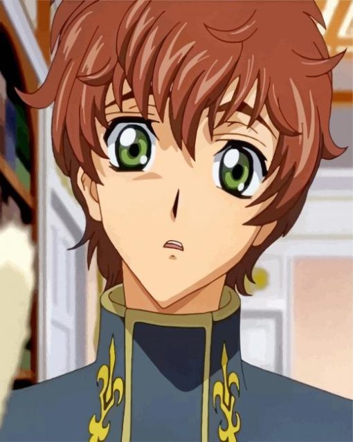 Suzaku Kururugi Japanese Anime paint by numbers
