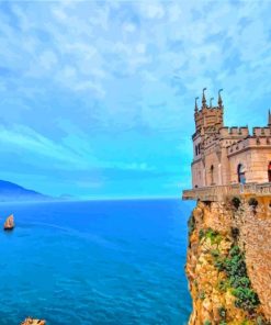 Swallow's Nest Castle In Gaspra paint by numbers