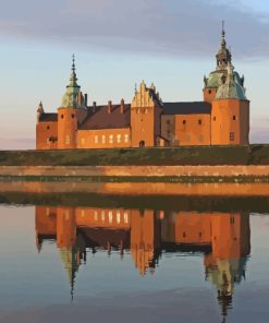 Sweden Kalmar Castle paint by numbers