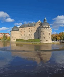 Sweden Orebo Castle paint by numbers