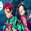 Tanjiro-And-Nezuko-Kamado-Demon-Slayer-paint-by-number