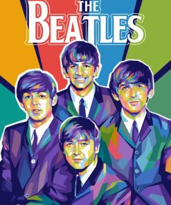 The Beatles Pop Art paint by numbers