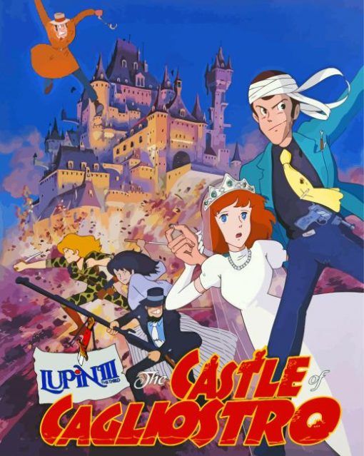 The-Castle-Of-Cagliostro-poster-paint-by-numbers