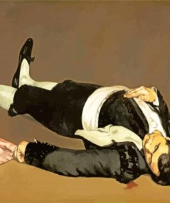 The dead Toreador By Manet paint by numbers