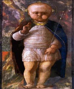 The Infant Savior By Mantegna paint by numbers